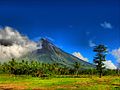 An Bulkan Mayon na nahihiling sa gampi kan Camalig
