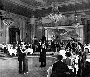 The Ballroom at the new Palace Hotel (1920)