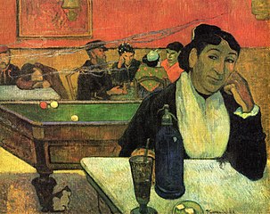 The Night Cafe, Arles by Paul Gauguin, 1888