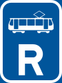 Reserved for trams