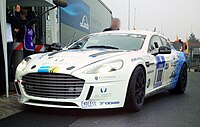 The car with the hybrid hydrogen system that ran at the 2013 24 Hours of Nürburgring