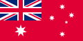 A "Bandeira Vermelha", a bandeira de uso civil naval do país