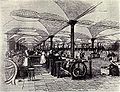 Image 16The 19th-century interior of Marshall's flax mill, Holbeck, Leeds (from History of Yorkshire)