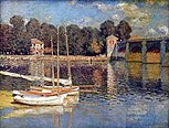 De brug bij Argenteuil, Monet