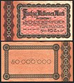 50,000,000 marks, Trier, 1923