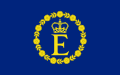 Stendardo personale di Elisabetta II, usato nei paesi del Commonwealth di cui non è sovrana