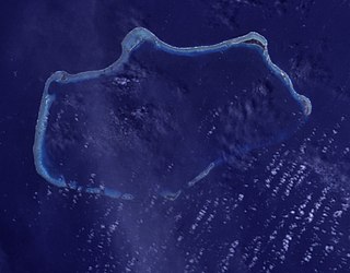NASA-Bild des Bikini-Atolls