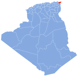 Provincia di El Tarf – Localizzazione