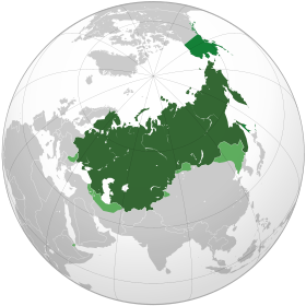 Localização de Rússia