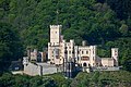 Das Schloss Stolzenfels bei Koblenz, Inbegriff der Rheinromantik