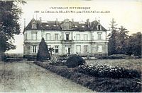 Château de Bellerive, Perignat (afgebroken 1991), op een oude prentbriefkaart