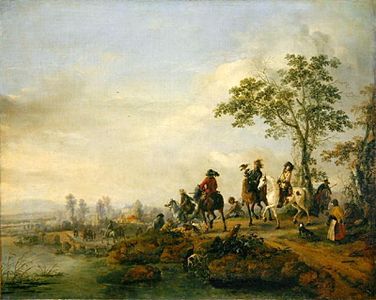 Le Retour de chasse, vers 1655 Kassel, Schloss Wilhelmshöhe