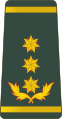 გენერალ ლეიტენანტი General leit’enant’i[21] (Angkatan Darat Georgia)