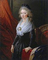 Marie-Thérèse Charlotte, par Heinrich Friedrich Füger, après 1795