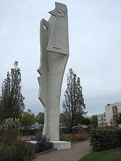 Kvindehoved af Pablo Picasso i Halmstad.