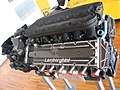 Lamborghini's V12 engine as used by the Larrousse team in 1989.