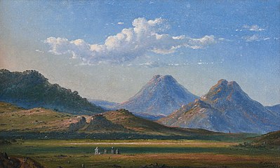 View of Dieng Plateau (1872)