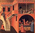 Opere di san Nicola (Miracolo del bambino risuscitato), dalla chiesa di San Procolo di Firenze (circa 1332), Galleria degli Uffizi, Firenze