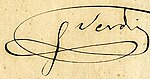 Iosephus Verdi: subscriptio