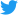 Twitter logo, a stylized blue bird
