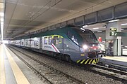 A Jazz train at Milan Malpensa Airport in Trenord livery