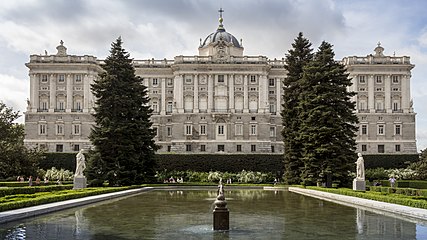 Palacio Real de Madrid, residencia oficial del Rey de España, reservado para ceremonias de Estado y actos solemnes.