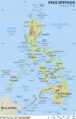 Physical map of the Philippines Promoted: 2004-03-?? POTD: 2004-06-06 POTD: 2005-04-13 Delisted: 2010-07-28