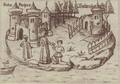 Béthencourt se déclarant vassal (dessin, 1491).