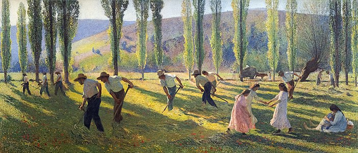 Painting in Henri Martin hall.