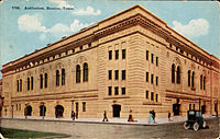 City Auditorium, Houston, Texas (postcard, circa 1910)