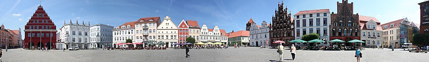 Greifswald, náměstí