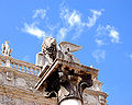 Leone Marciano in Piazza delle Erbe a Verona