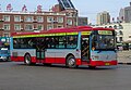 A Shaanxi Eurostar bus in Wuhai, Inner Mongolia