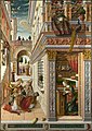 Annunciation with St. Emygdius (1486). Carlo Crivelli.