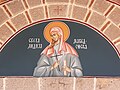 Фреска на Света Лидија во истоимената црква во Свети Николе