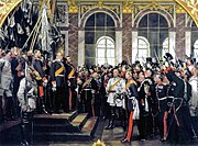 Proclamation of the Second German Empire in 1871 by Anton von Werner