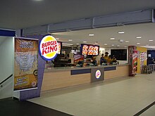 Burger King in Guaruja, Brazil