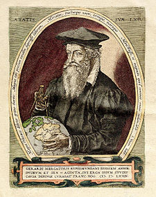 Detail: Portrait of Gerardus Mercator (1574)
