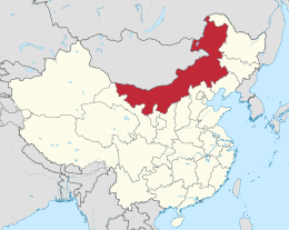 Mongolia Interna – Localizzazione