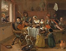 Het vrolijke huisgezin, 1668, Rijksmuseum Amsterdam