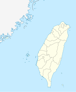 Taoyuan på kartan över Taiwan