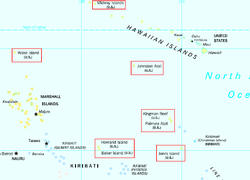 Location of امریک‏‏ی چھوٹے بیرونی جزیرے