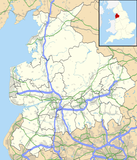 Lancashire is in North West England