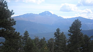 Longs Peak seen from the north.