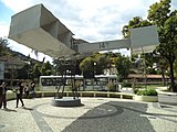 Praça 14 Bis, feita em homenagem ao avião 14 Bis, em Petrópolis.