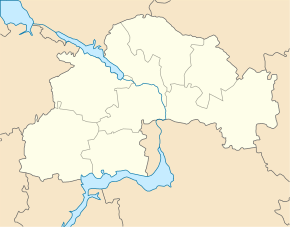 Військове. Карта розташування: Дніпропетровська область