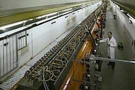 Linac 2, operating from 1978 to 2018, was used to accelerate protons