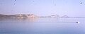Սֆաքթիրիա, դիտուած Փիլոսէն․ Յոնիական ծով, Պելոպոնեսի արեւմուտքը