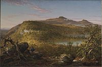 A View of the Two Lakes and Mountain House, Catskill Mountains, Morning (c. 1844), Brooklyn Museum