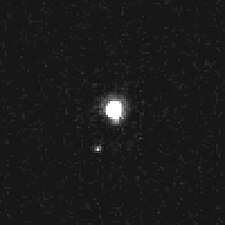 Image de (762) Pulcova, l'un des 100 plus grands astéroïdes de la ceinture principale (D ~ 137 km) / Hubble, 2005.